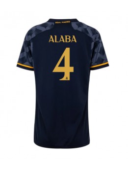 Billige Real Madrid David Alaba #4 Bortedrakt Dame 2023-24 Kortermet